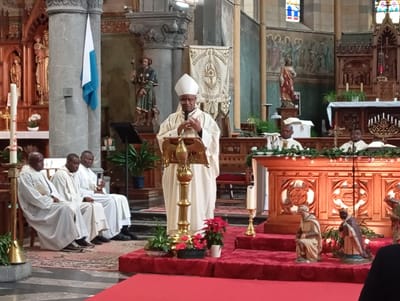 Mgr José-Bernard LIKOLO à saint Lambert Cerfontaine à Namur (Belgique)