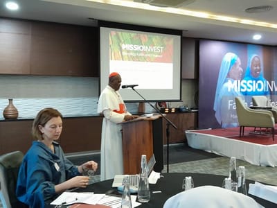 Mise au point: Abbé Georges Kalenga à l'atélier de Missio invest