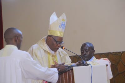 Jeudi Saint au Diocèse de Bunia avec Mgr Dieudonné uringi
