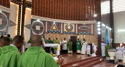 Célébration de 70 ans de la paroisse Saint Alphonde Matete