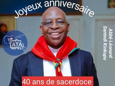 40 ans de sacerdoce du Professeur Abbé Léonard Santedi