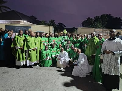 Messe d'action de grâce de Mgr Mopepe à la Cathédrale de Kinshasa