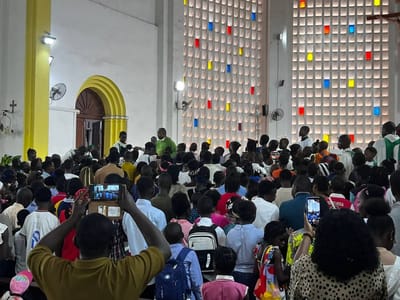 Messe de bénédiction des élèves à la Cathédrale de Bangui