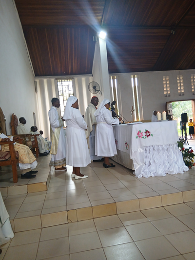 Professions religieuses à Bangui pour la congrégation des sœurs de Rouen