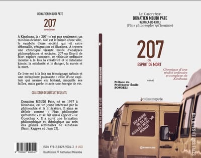 Parution: 207 ou Esprit de mort. Chronique d’une réalité ordinaire et complexe de Kinshasa.