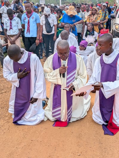Ferveur à Ngoukomba: La Cathédrale de Bangui en marche pour le Carême