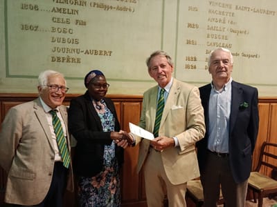 RDC : Claudine Dumbi honorée à l'Académie d'Agriculture de France