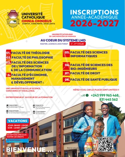 UCO : Lancement officiel des inscriptions pour l'année 2026-2027