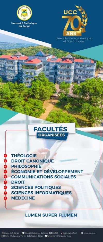 70 ans d'excellence : l'UCC lance ses inscriptions 2026-2027