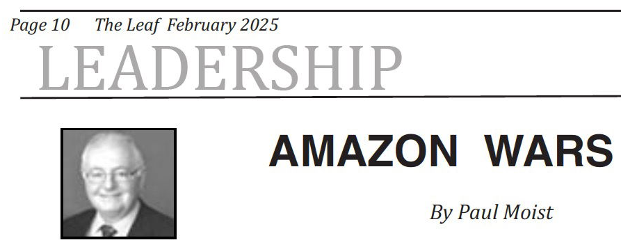 Amazon Wars: By Paul Moist