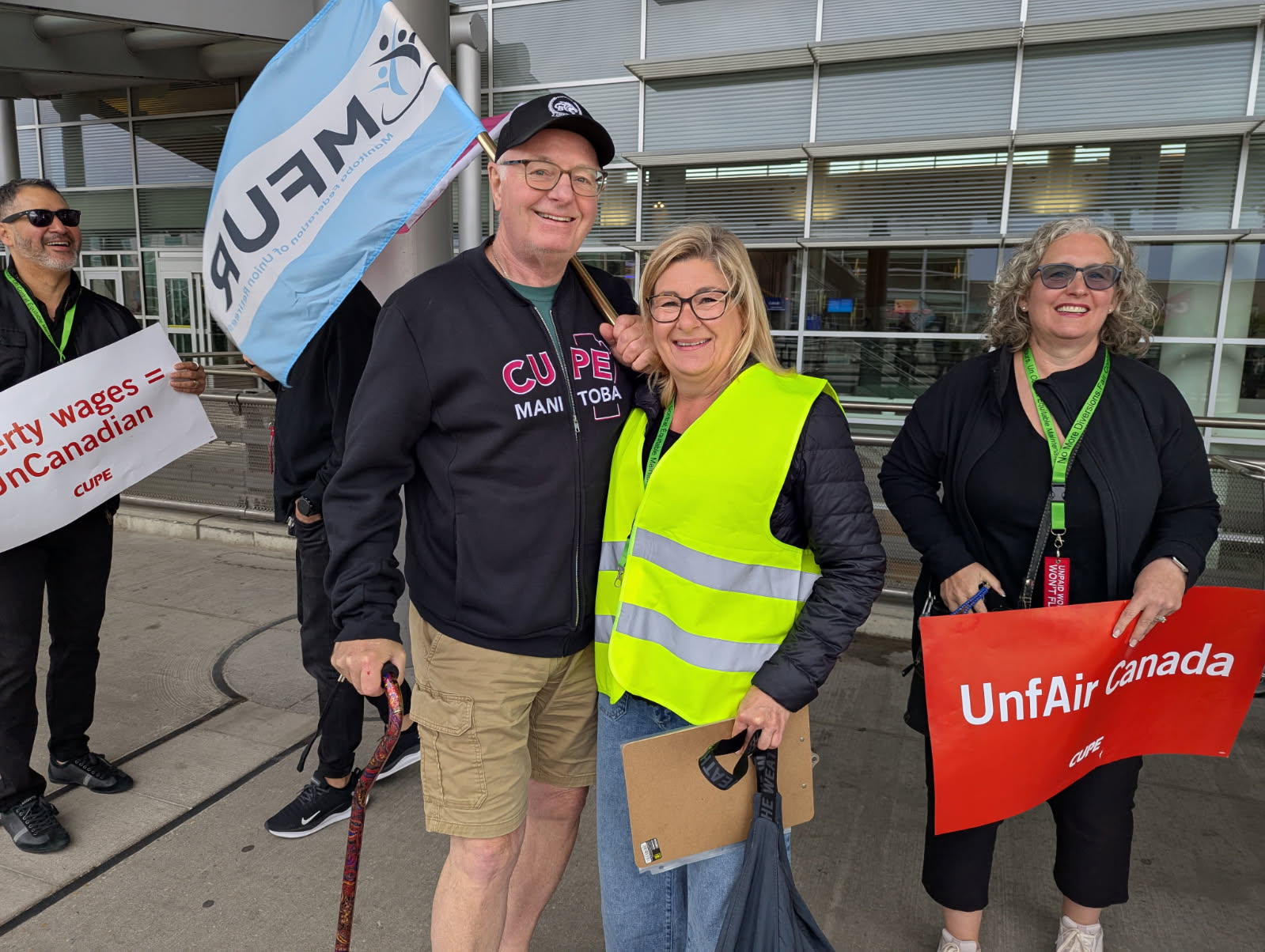 Solidarity with Striking CUPE Air Canada Flight Attendants