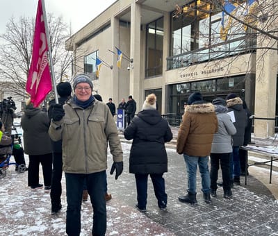 MFUR President supports ATU safety rally at City Hall