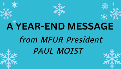 A Year-end message from MFUR President Paul Moist