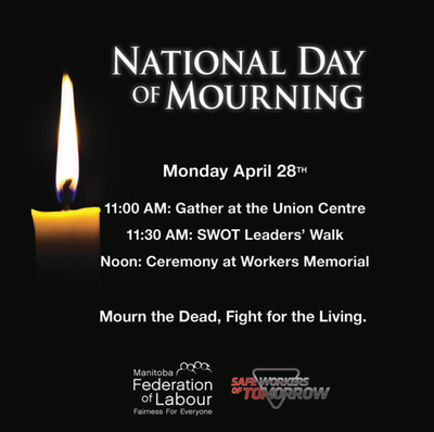 April 28 is National Day of Mourning