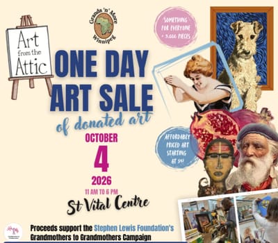 Art from the Attic Sale is October 4th!