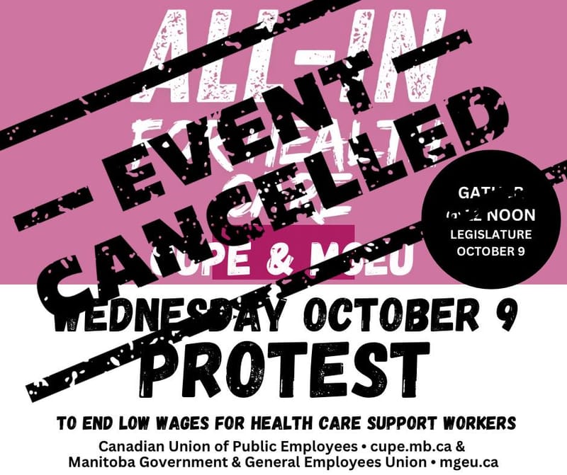 ALL-IN for Health Care Protest - CANCELLED
