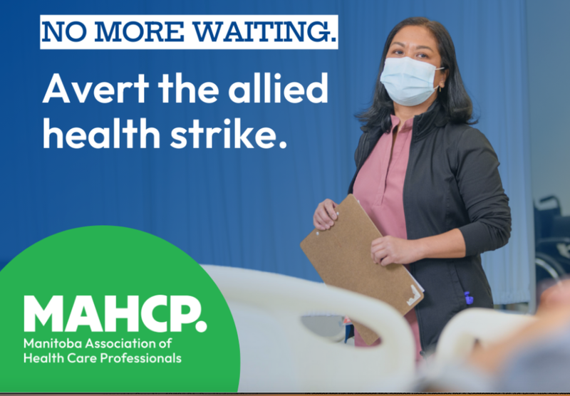 Action Alert!!  Manitoba Can't Afford a Health-Care Strike