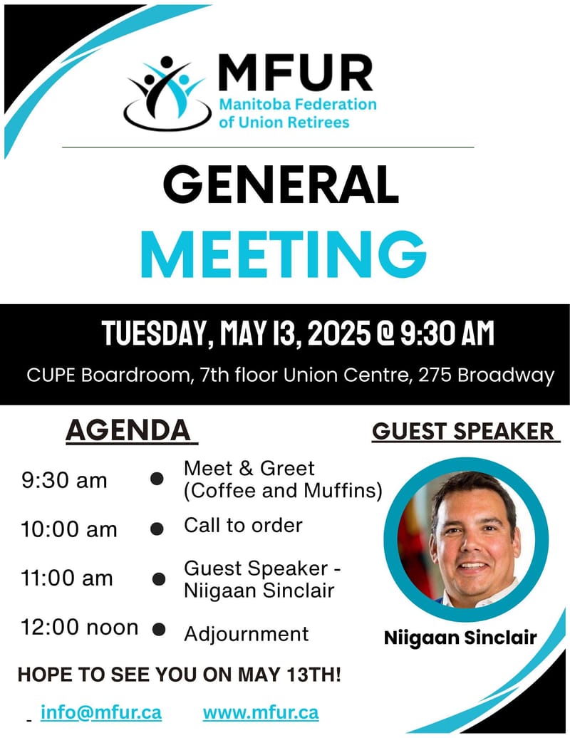 MFUR General Membership Meeting - May 13, 2025