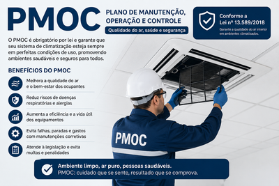 O que é necessário para um PMOC estar dentro das exigências da Vigilância Sanitária?
