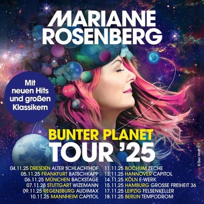 Tour mit Marianne Rosenberg