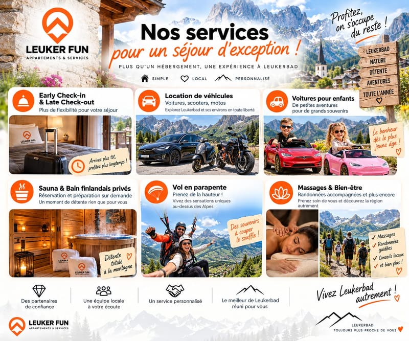 Prestations pour voyageurs