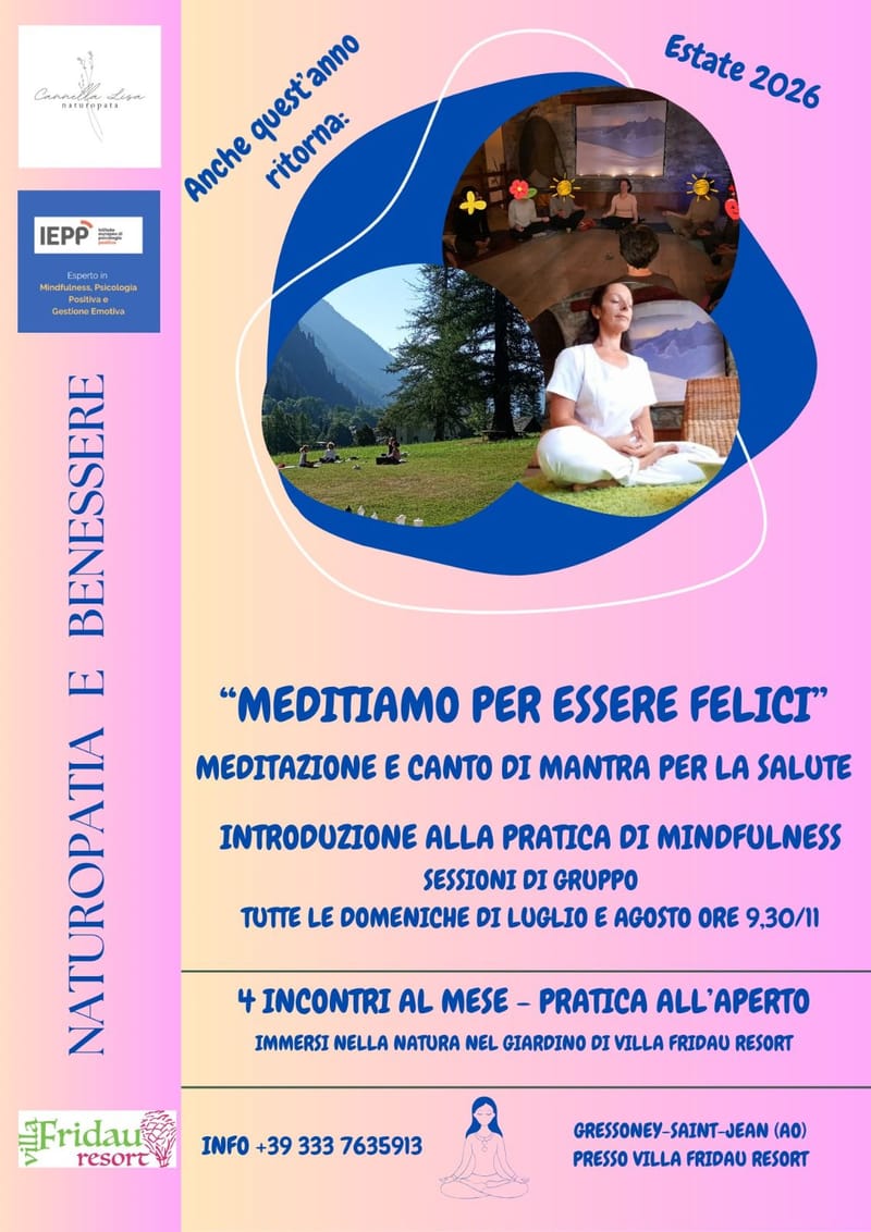 MEDITIAMO PER ESSERE FELICI