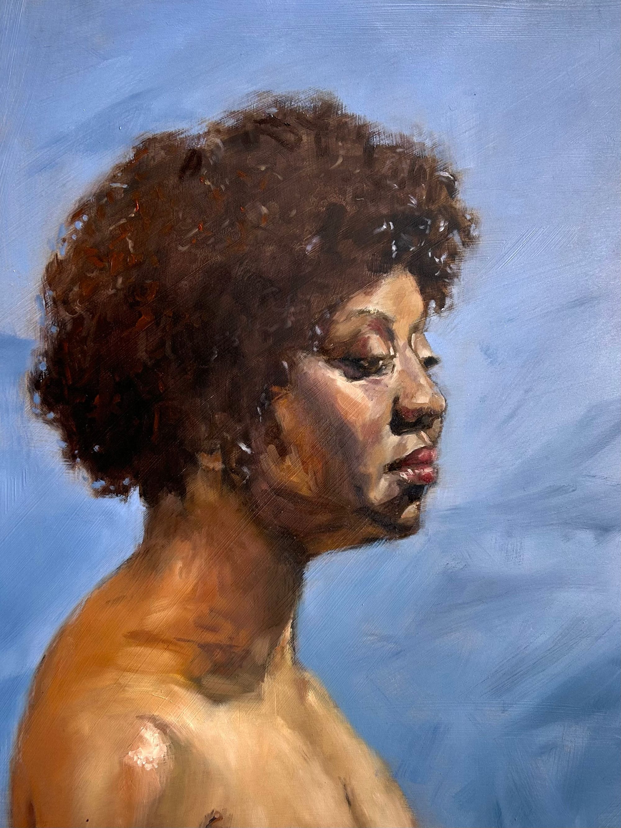 "Mary Marie" 20x16 oil on wood