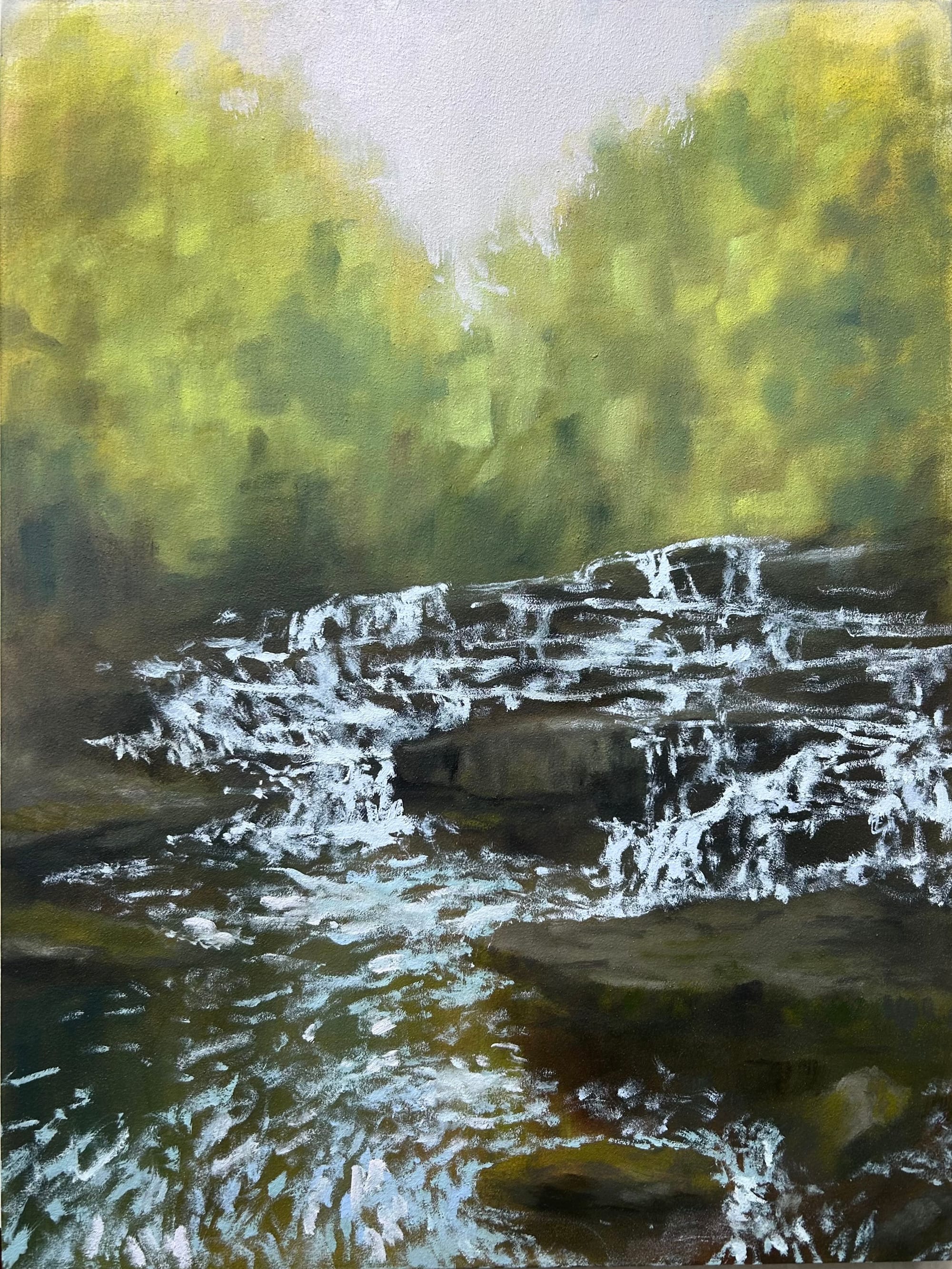"Savage Creek" 12x16 oil on wood (2026)