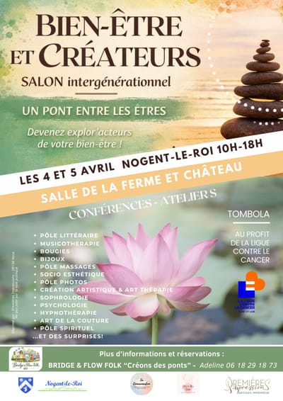 Salon Intergénérationnel, Bien-Être et Créateurs locaux - 4 et 5 avril 2026 à Nogent le Roi (28)