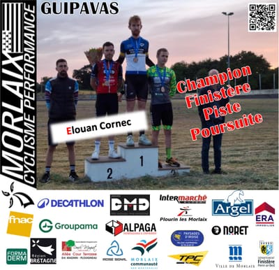 2025 : ELOUAN CORNEC : Champion du Finistère en Piste!