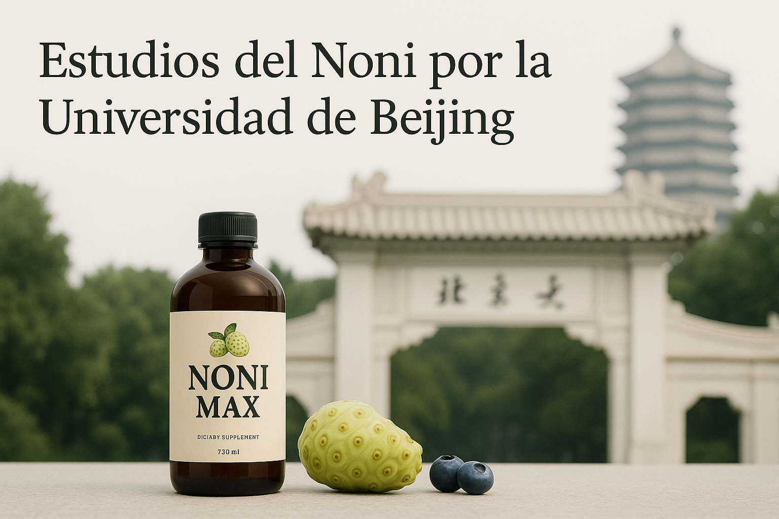 Noni estudios Universidad de beijing