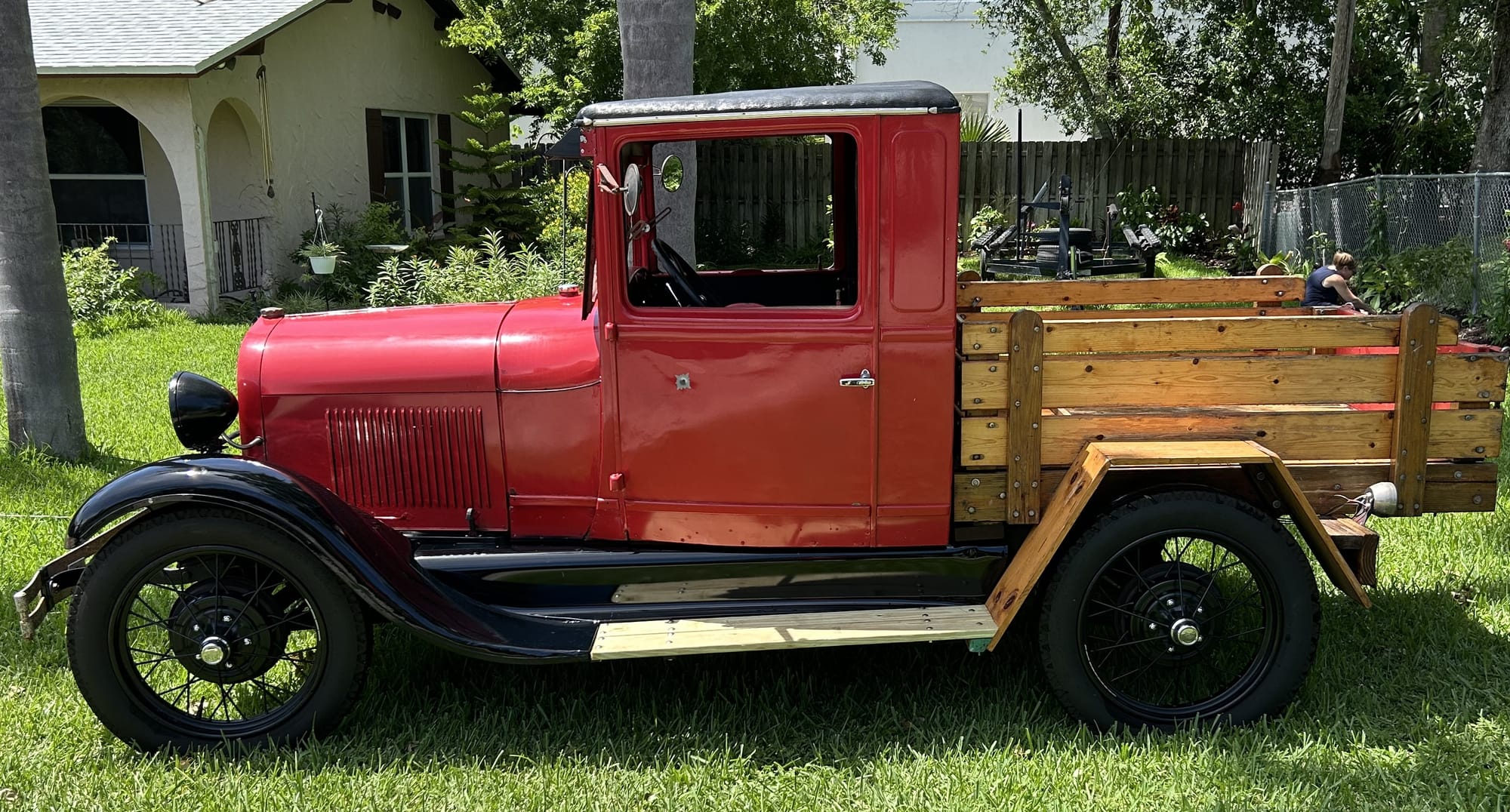 1929 Ford Model A Closed Cab Pickup: $12,000