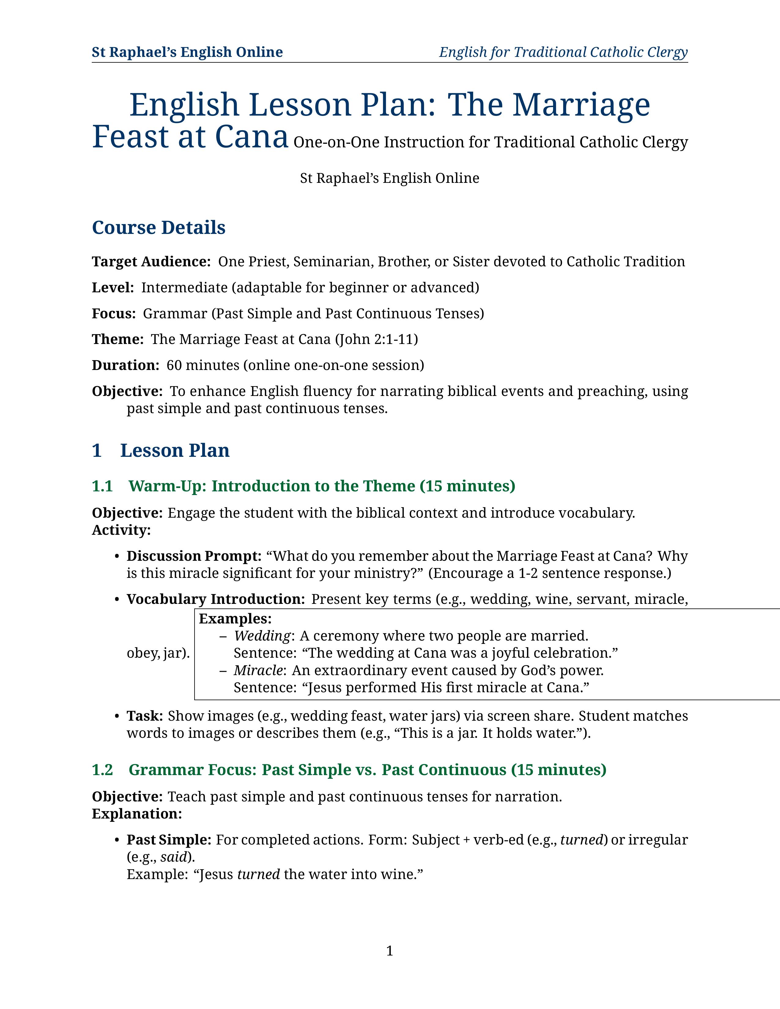 Gramática inglesa - Para seminaristas - Intermedio