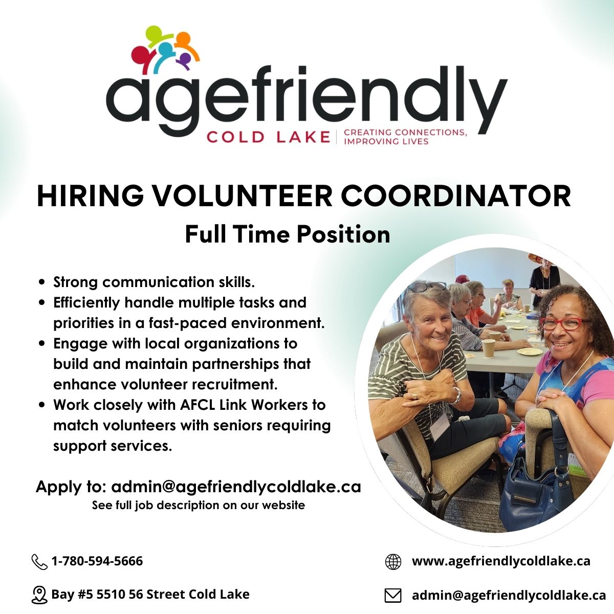 VOLUNTEER COORDINATOR – Full Time