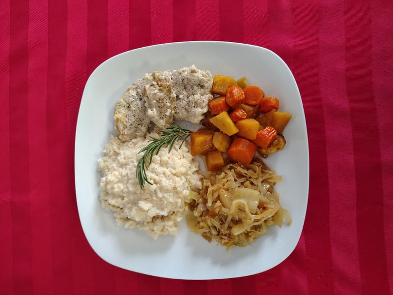 Creamy Pork Medallion on White Rice