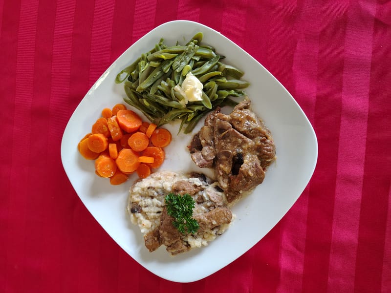Braised Beef Tips with Mushrooms