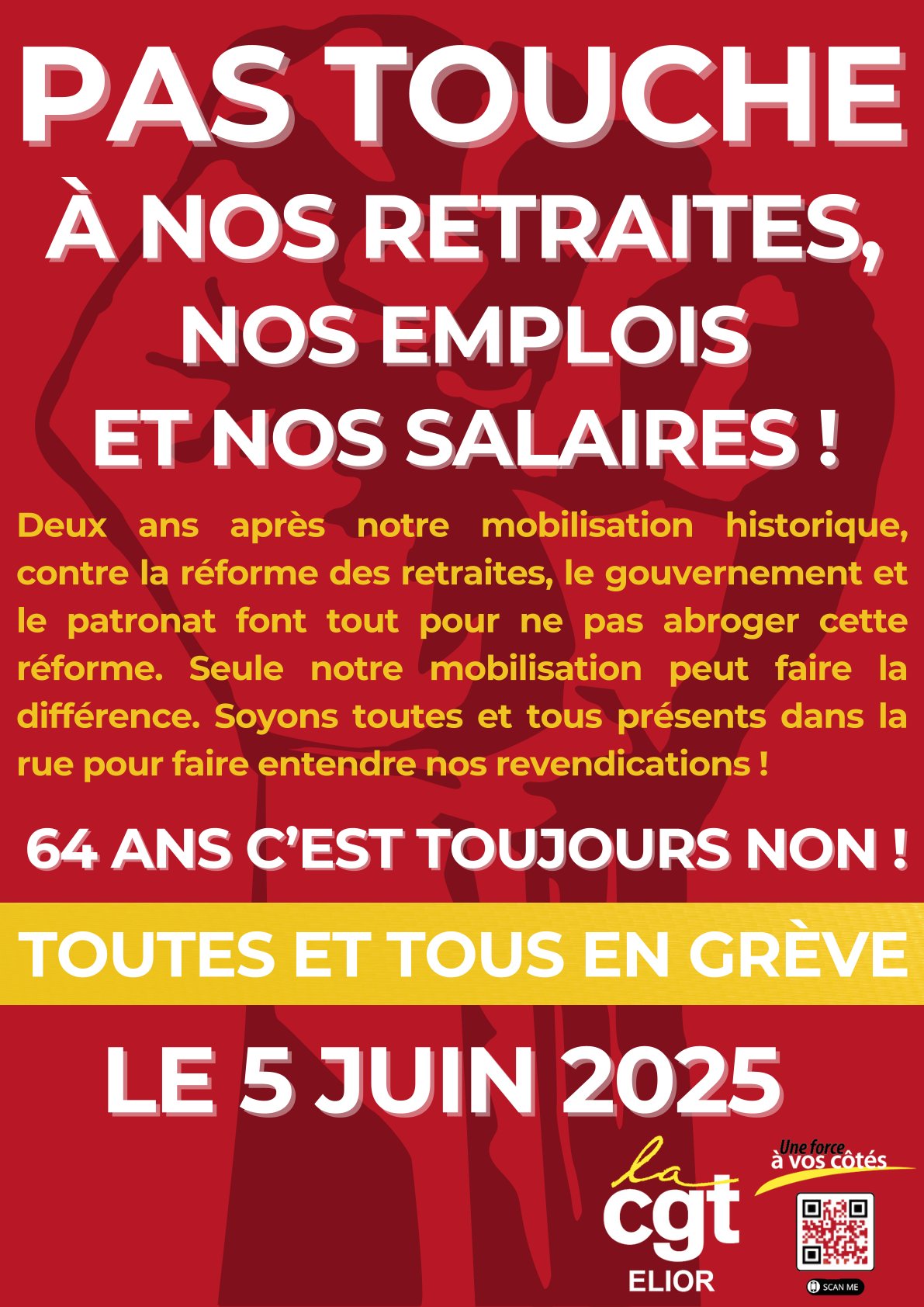 5 JUIN 2025 GRÈVE CONTRE LA RÉFORME DES RETRAITES