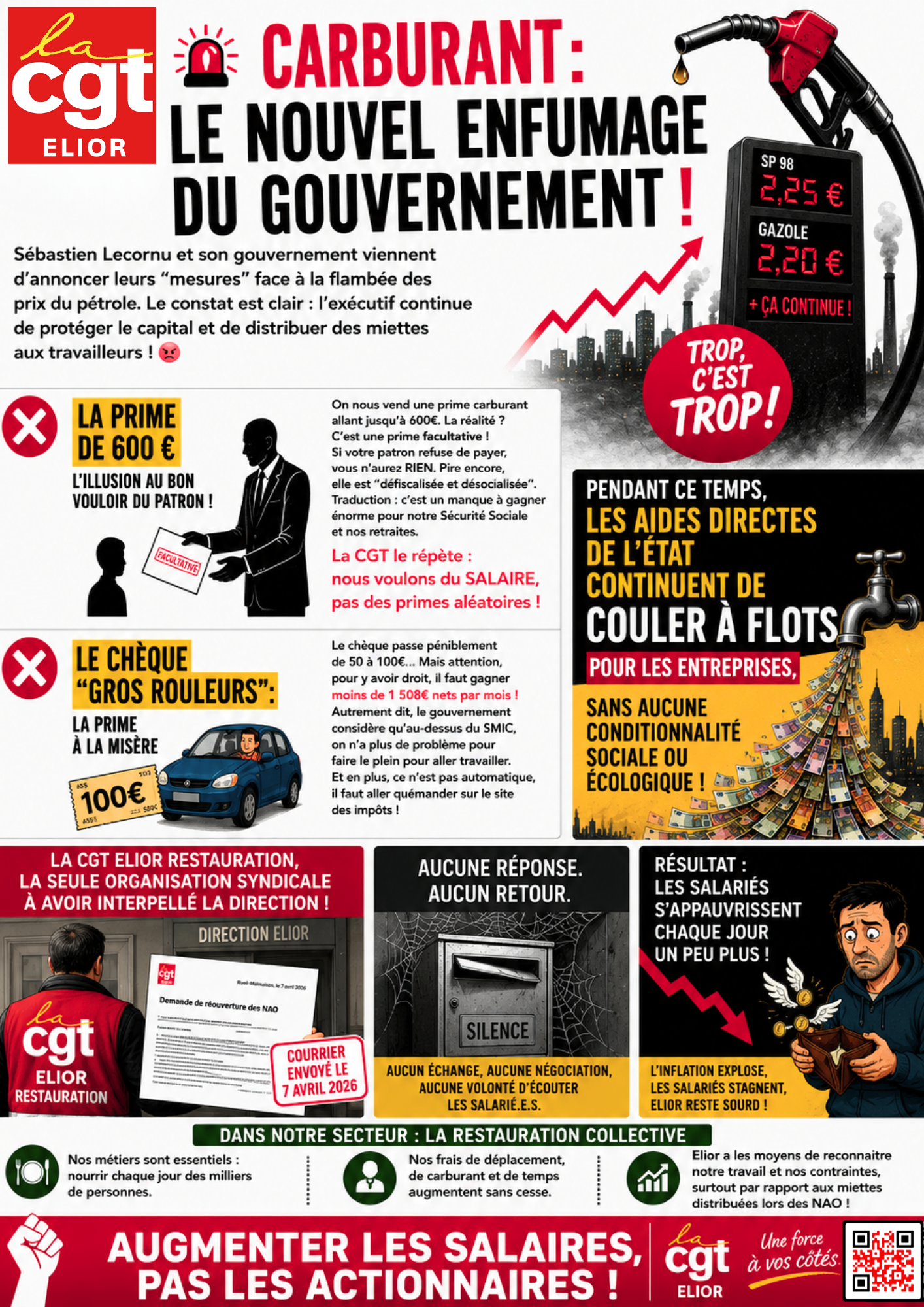 CARBURANT : UN NOUVEL ENFUMAGE !