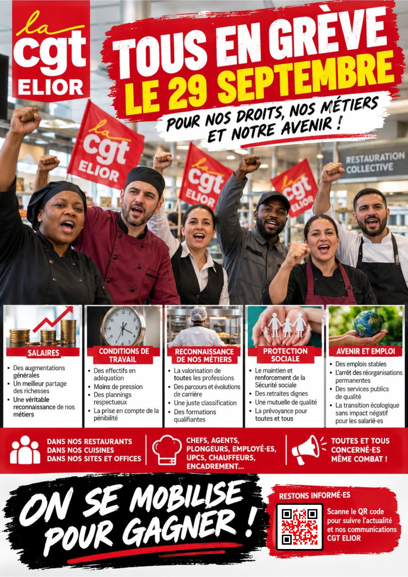TOUS EN GRÈVE LE 29 SEPTEMBRE !