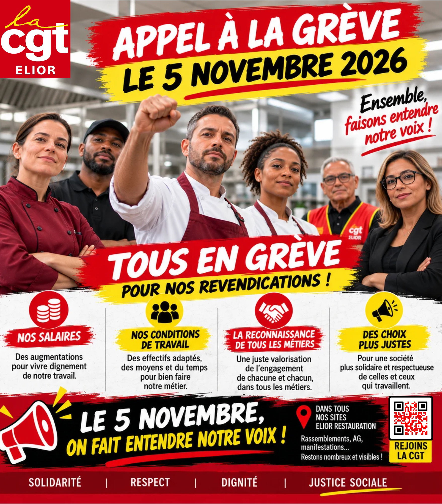 TOUS EN GRÈVE LE 5 NOVEMBRE 2026 !