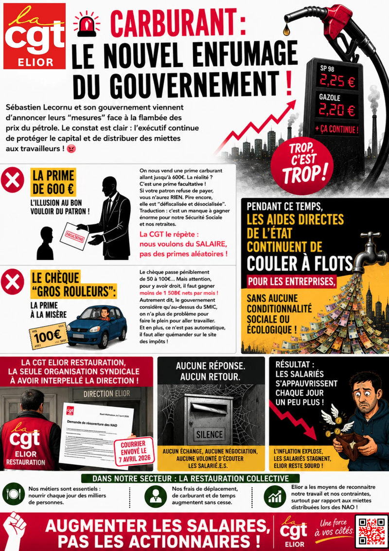 05/26 -                        CARBURANT :                             UN NOUVEL ENFUMAGE !
