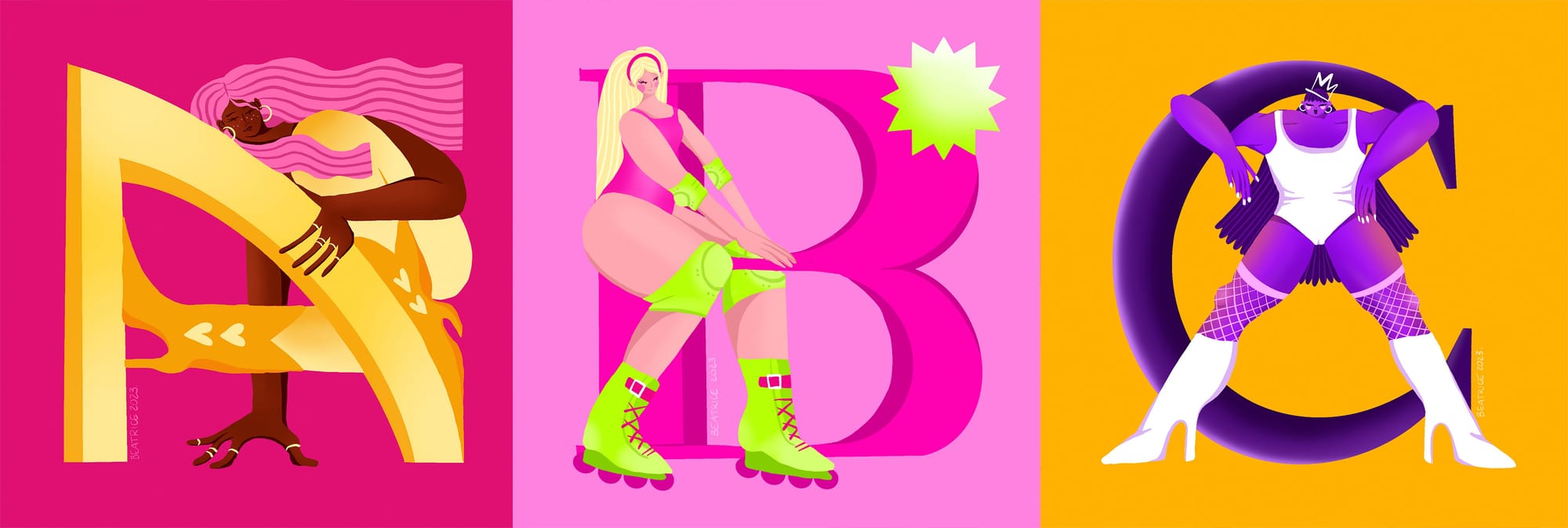 A self initiated typography+illustration project