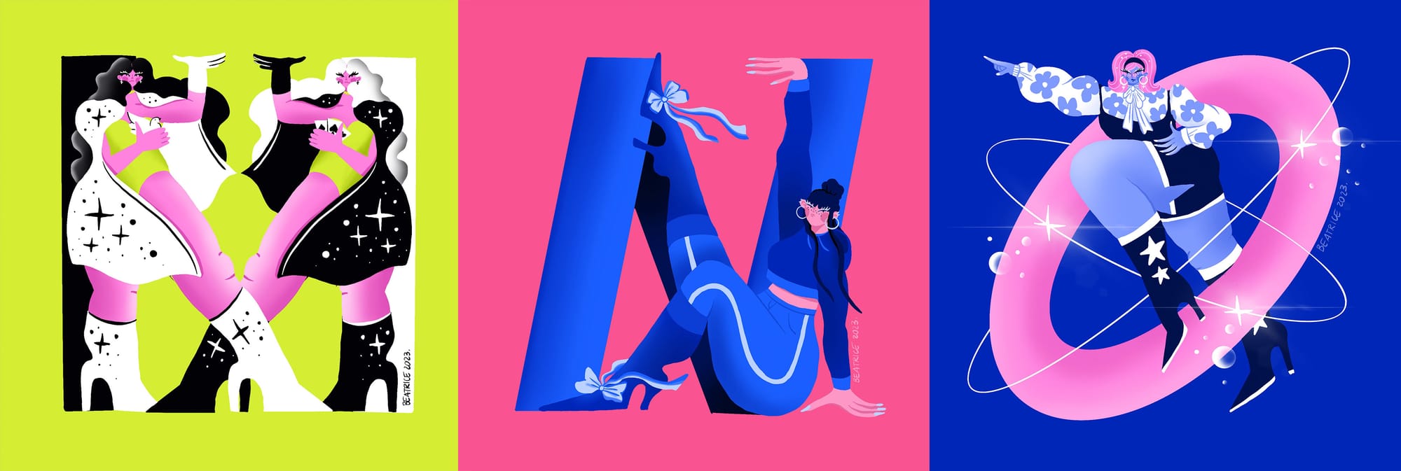 A self initiated typography+illustration project