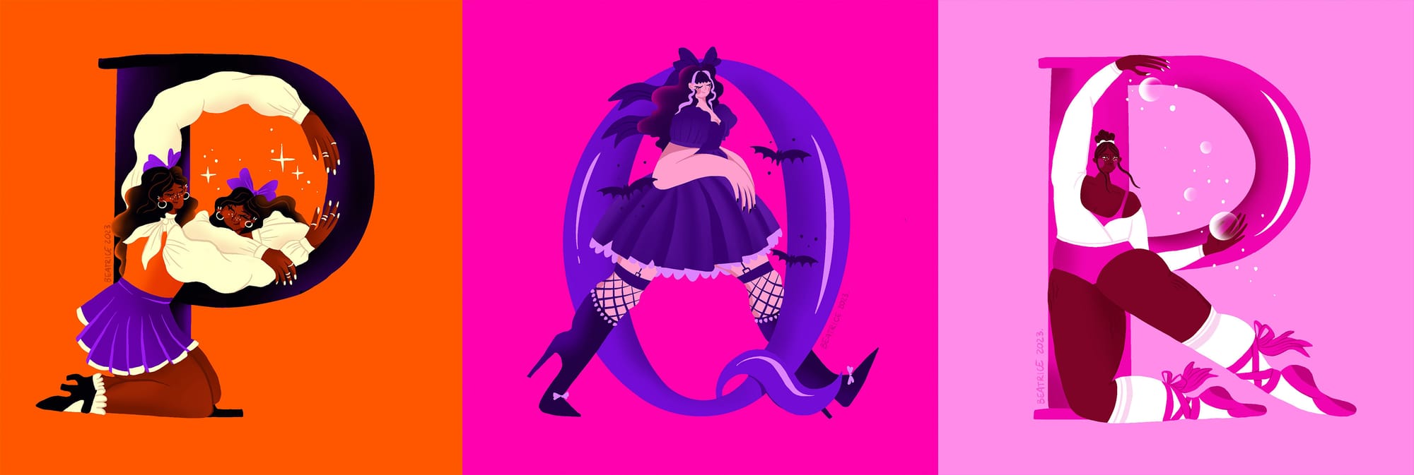 A self initiated typography+illustration project