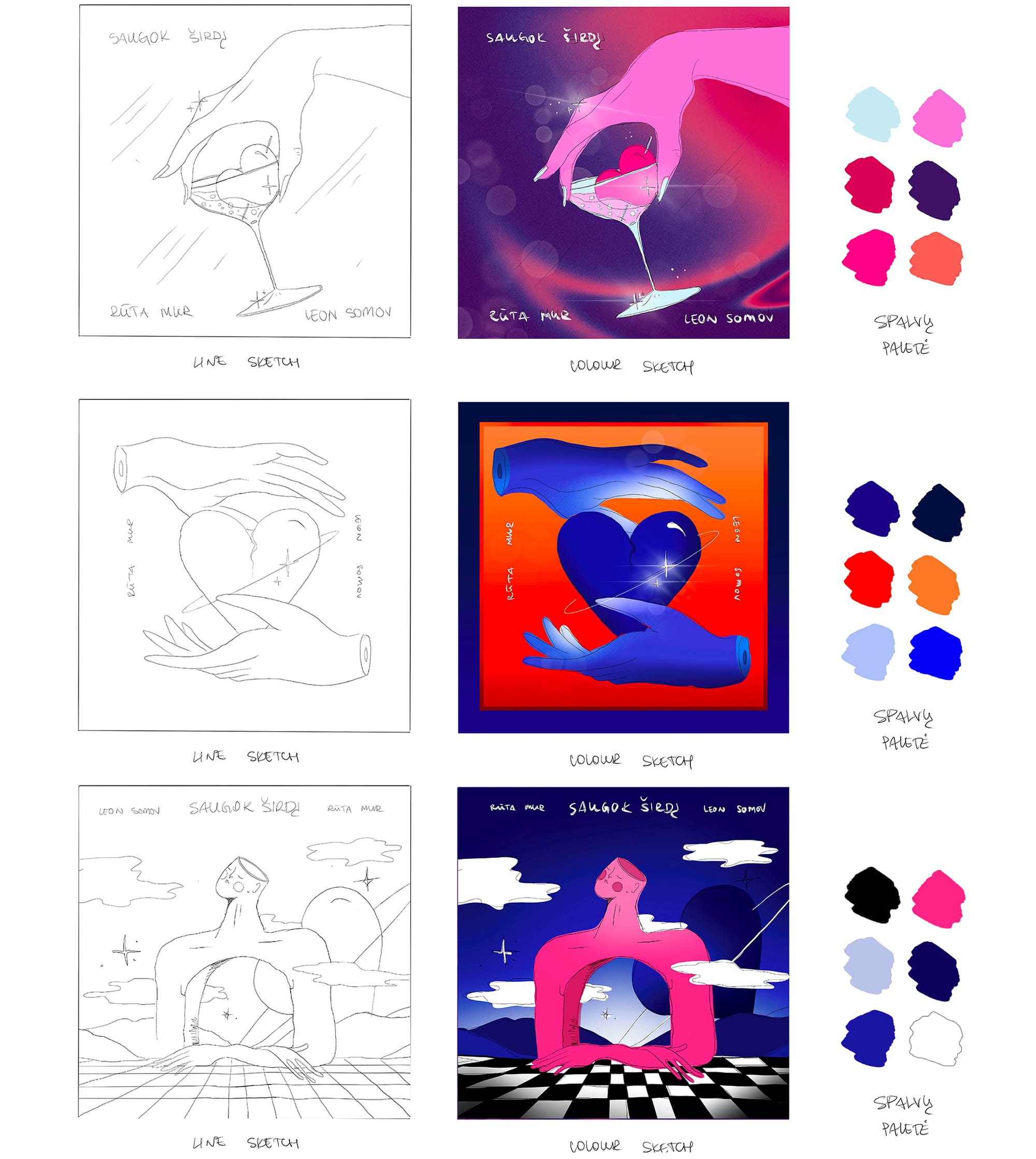 Shortlisted concepts