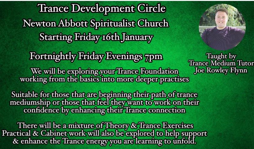 Trance Development Circle at Newton Abbott SNU Spiritualist Church