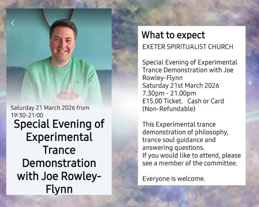 Previous Trance Demonstration Event
