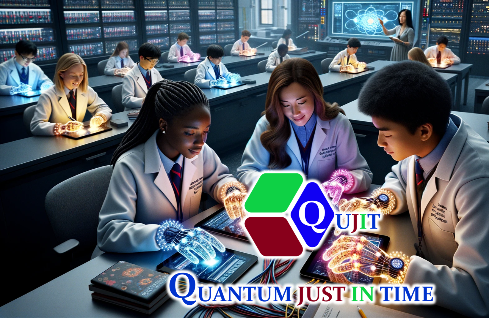 Quantum Classrooms: Inspiring the Next Generation with Small-Scale Systems