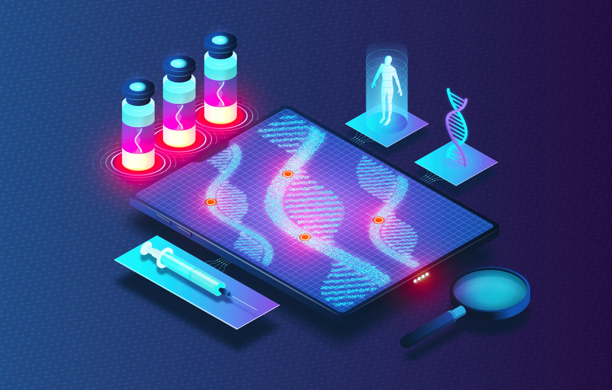 2–3 Qubit Systems in Drug and Chemistry Research