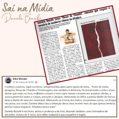 Rosas de Chumbo na Zine LacrE - edição 86